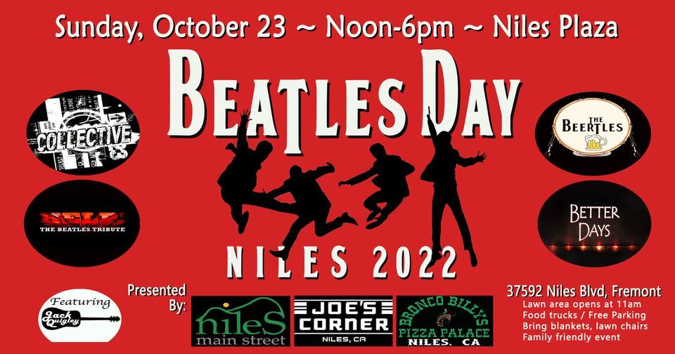 Beatles Day Niles 2022, Niles Town Plaza, Fremont, 23 October 2022