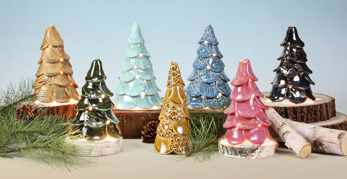 Mudroom 101- Clay Christmas Trees