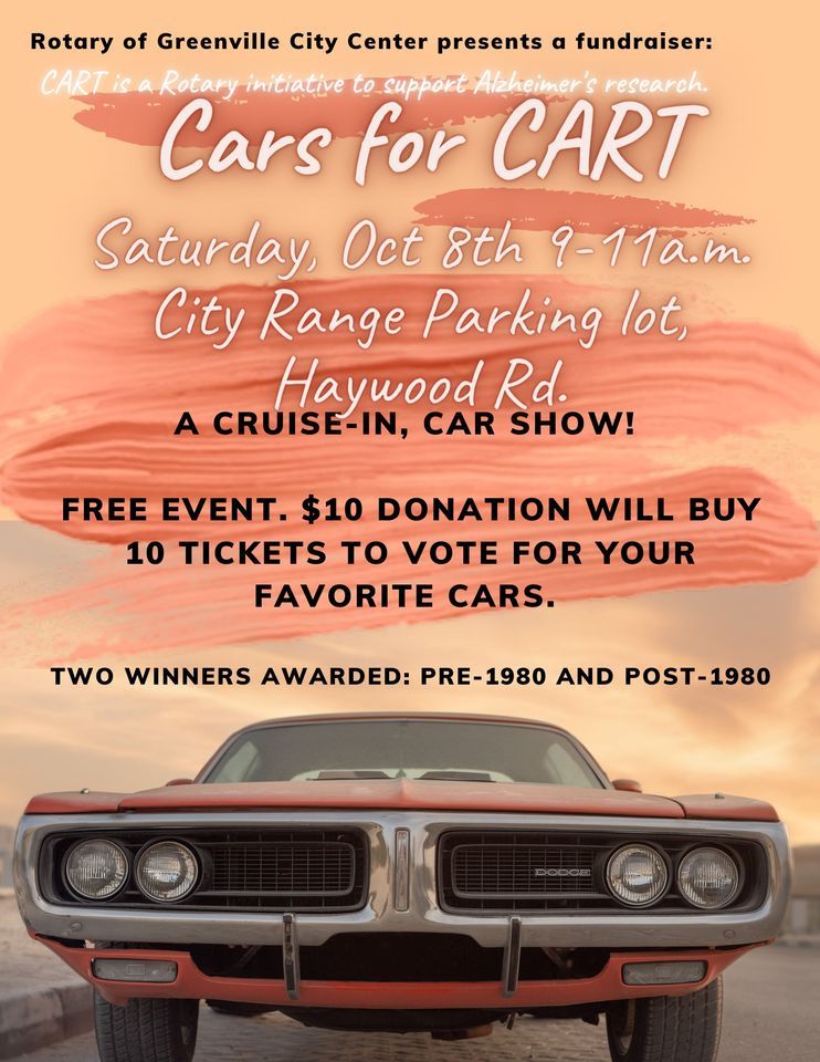 Cars for CART, CityRange Steakhouse Grill Greenville, 8 October 2022