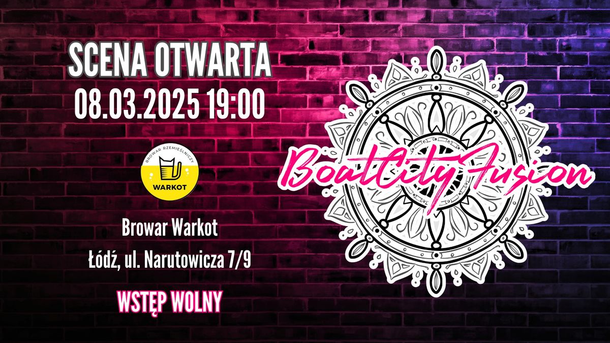 Boat City Fusion vol.3 OPEN DECK - \u0142\u00f3dzka fuzyjna scena otwarta