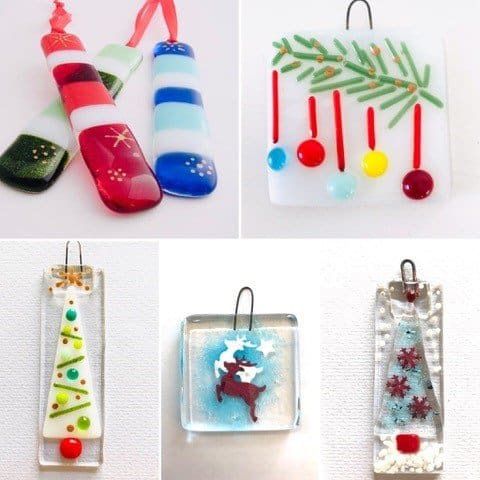 Fused Glass Christmas Decorations Workshop 