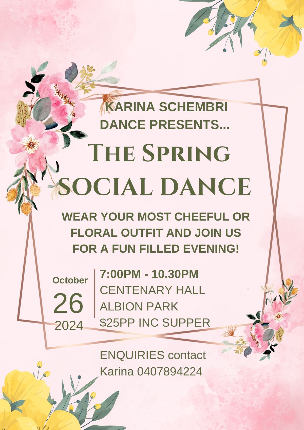 The Spring Social Dance