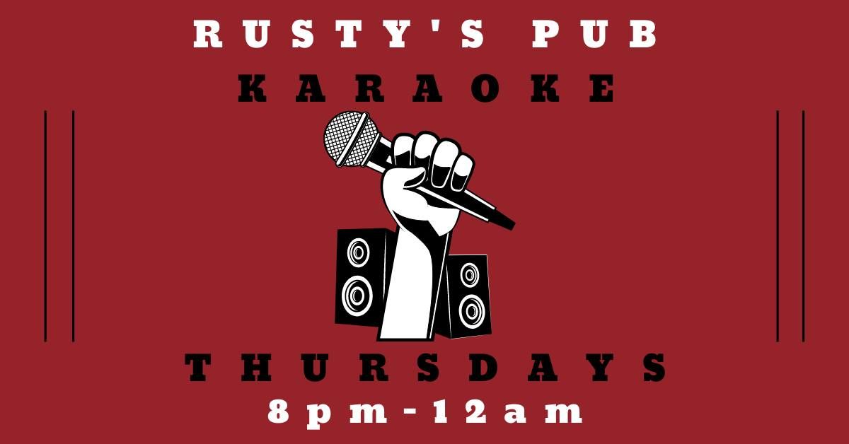 Karaoke Thursdays at Rusty's Pub