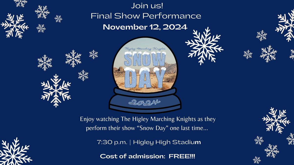 Friends & Family - Final Show Performance of Snow Day