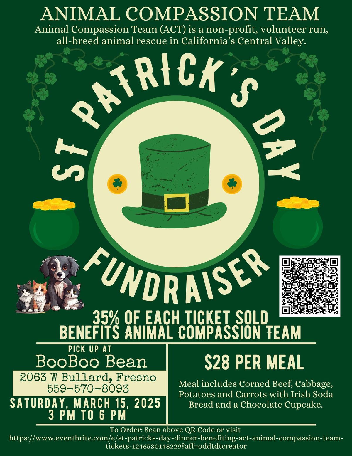 ST. Patrick's Dinner Fundraiser