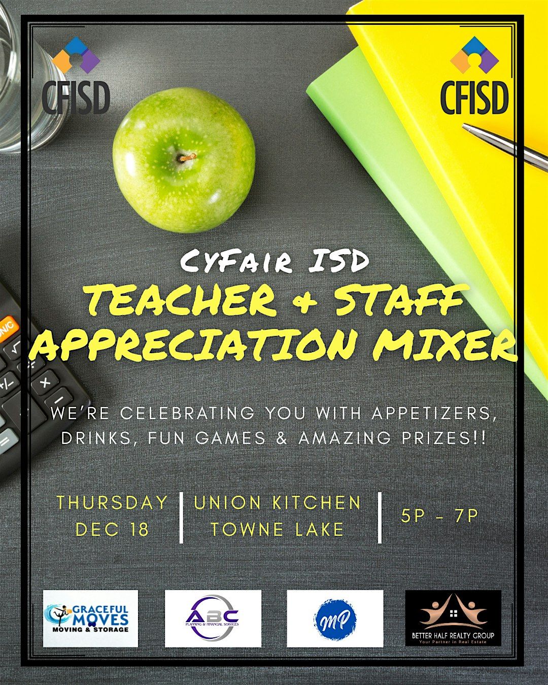 CFISD Teacher & Staff Appreciation Mixer
