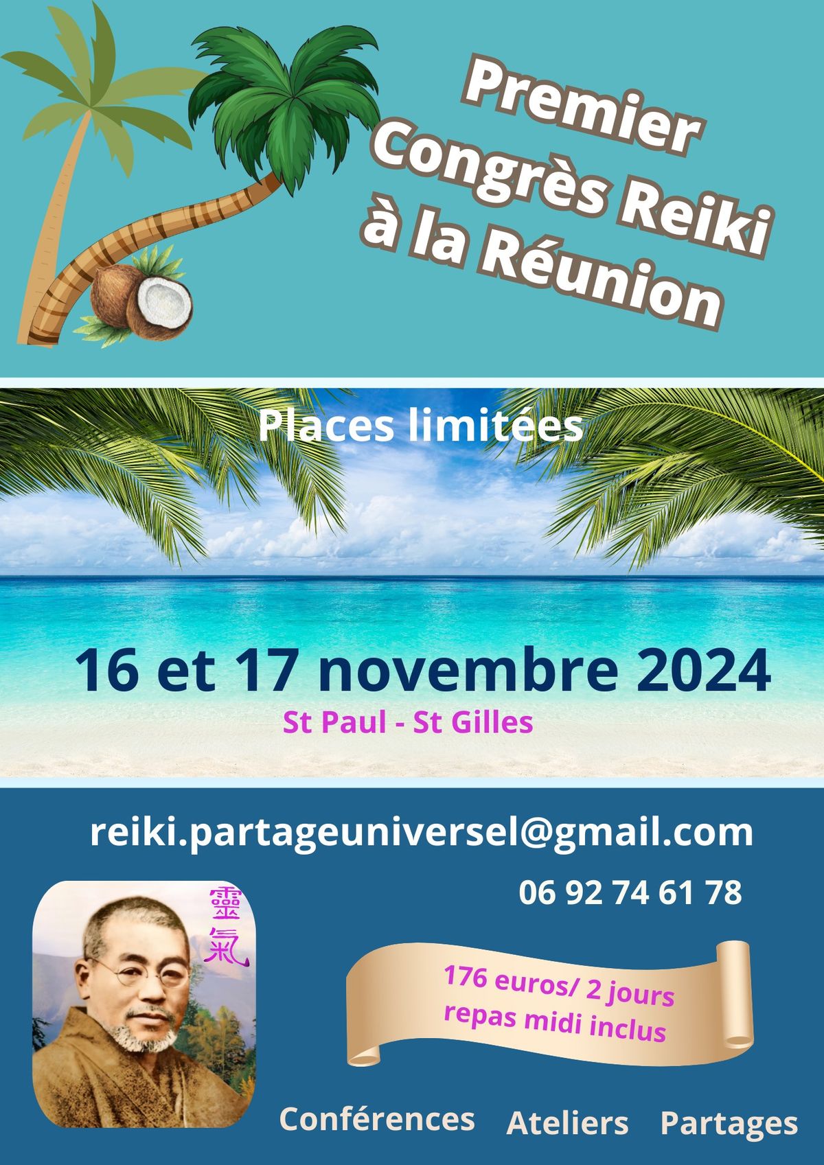 Congr\u00e8s Reiki 2024 \u00e0 l'\u00eele de la R\u00e9union 