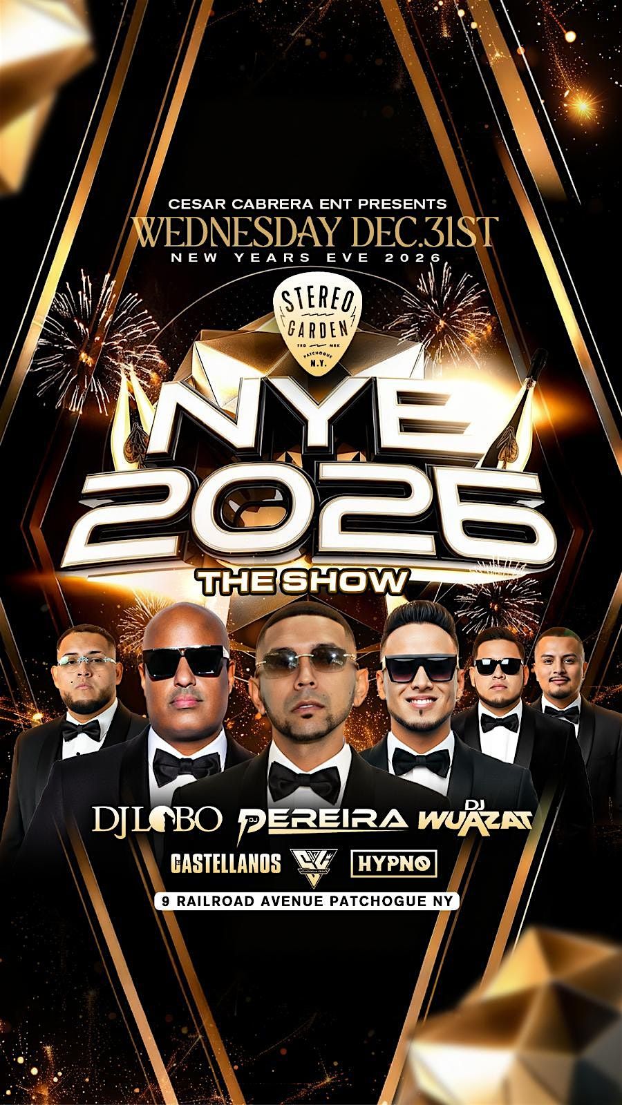 NEW YEARS EVE 2026 "The Greatest Show"