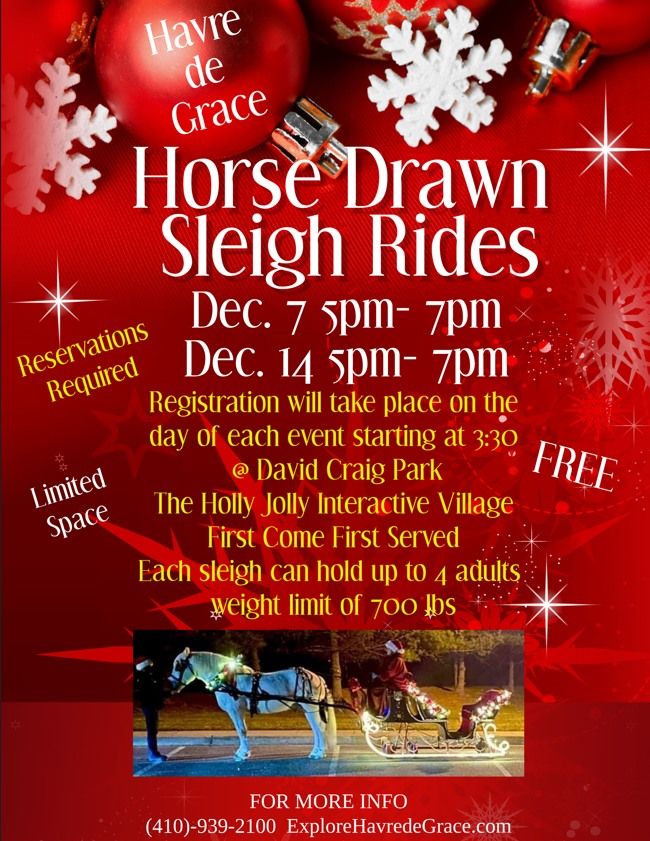 Havre de Grace Horse Drawn Sleigh Rides