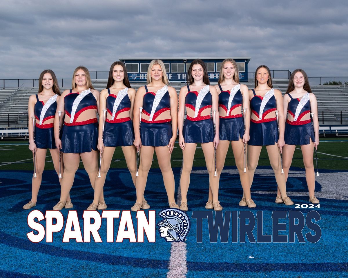 Friday Night Lights Performance with the Spartan Twirlers