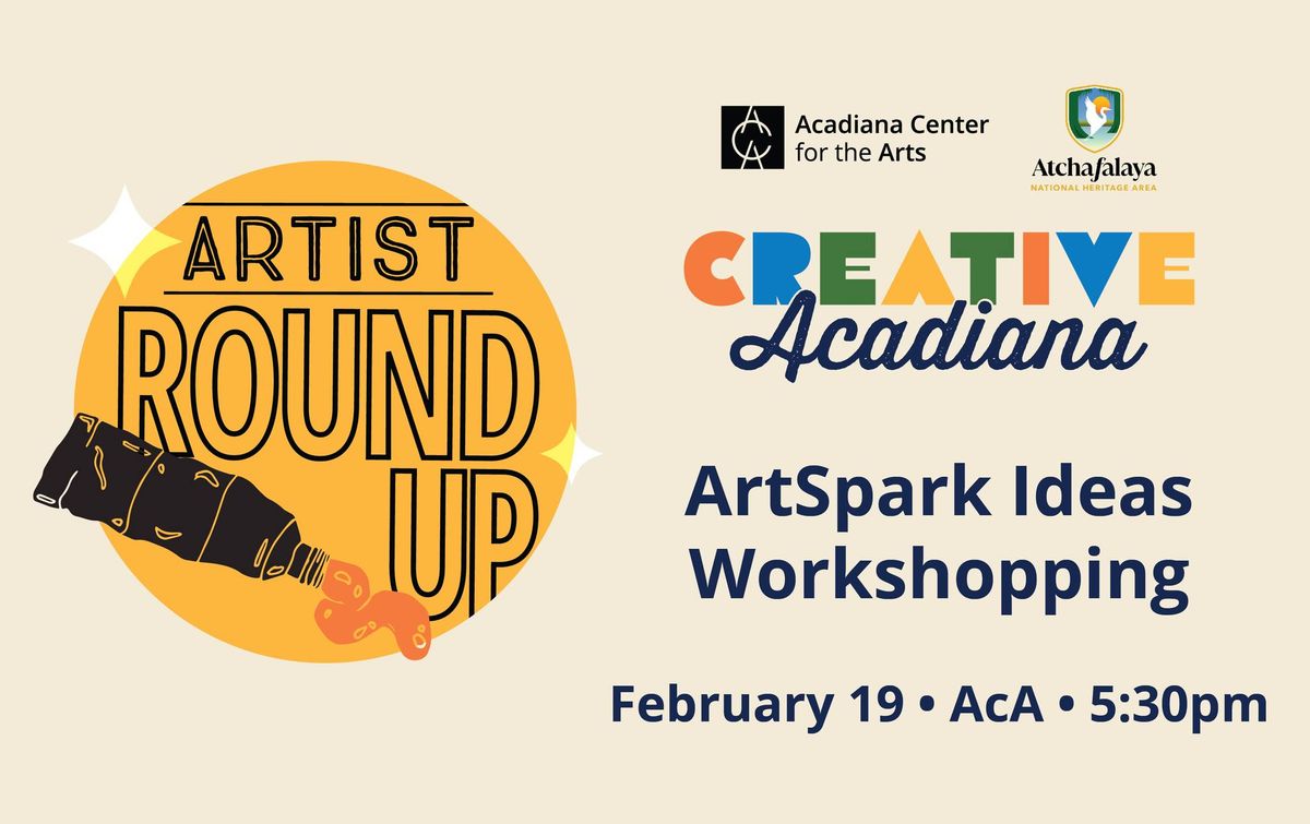 Artist Round Up: ArtSpark Idea Workshopping