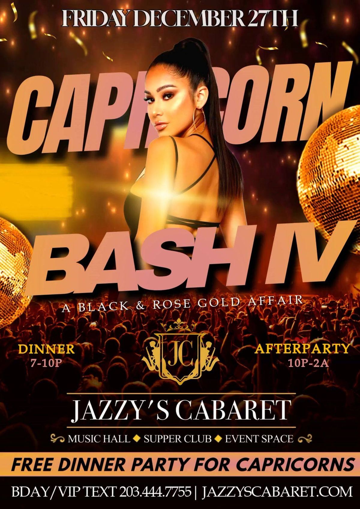 Capricorn Bash IV {The Last Friday of 2024}