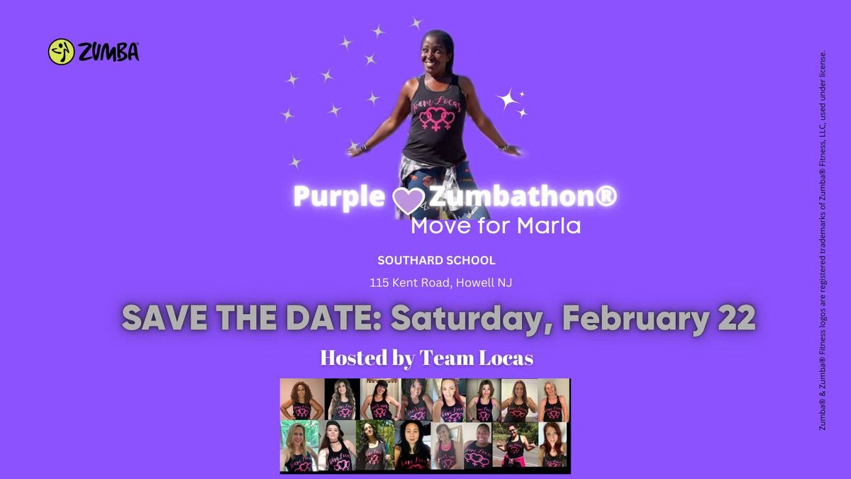 4th Annual (2025) Purple Heart Zumbathon\u00ae - Move for Marla