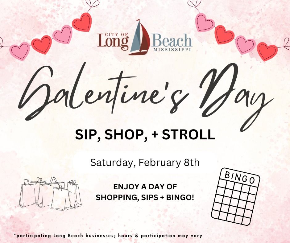 Galentine's Day Sip, Shop + Stroll