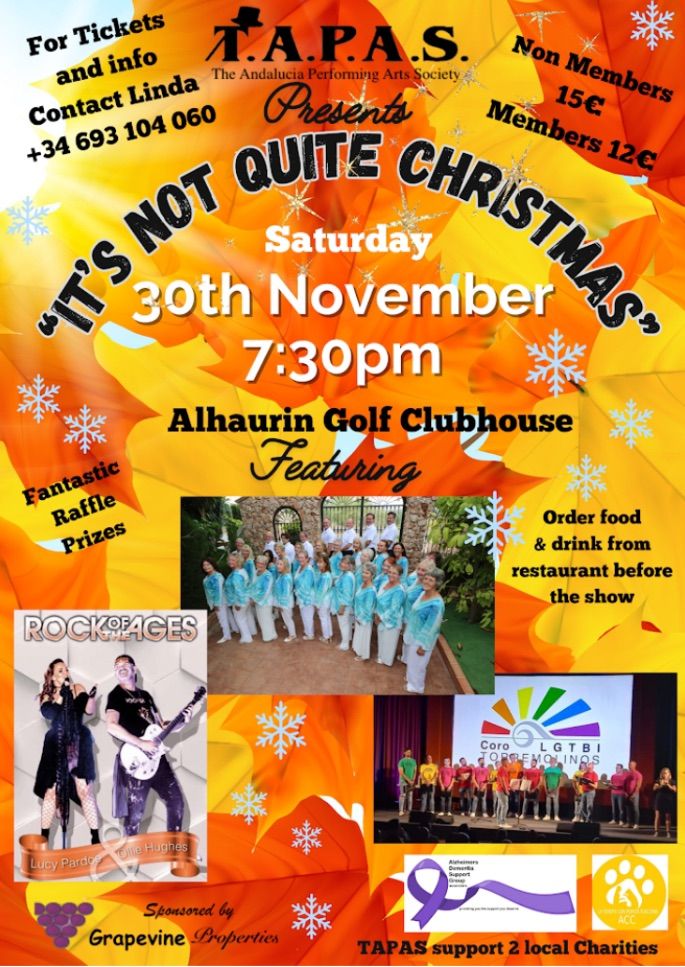 ITS NOT QUITE CHRISTMAS - Winter Fundraising Concert