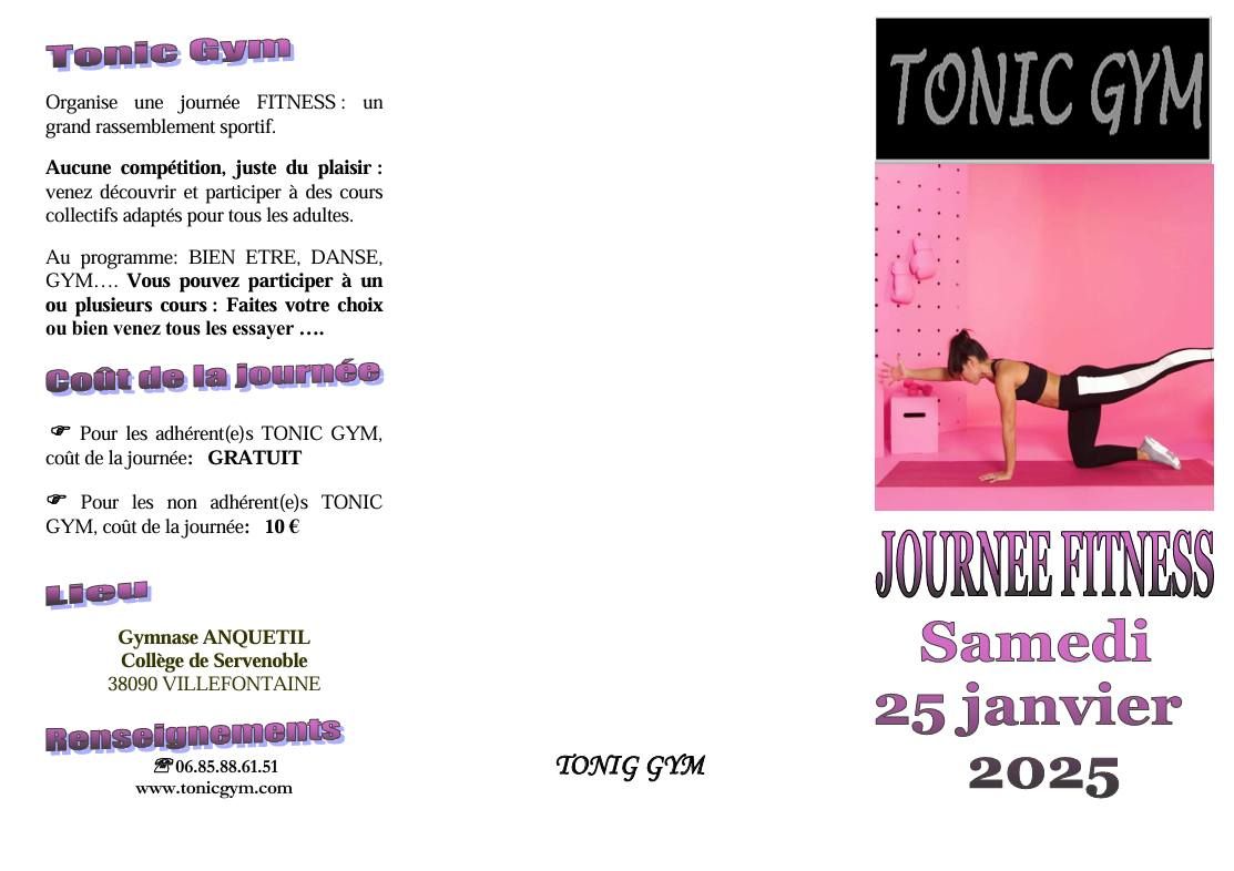 JOURNEE FITNESS DECOUVERTE