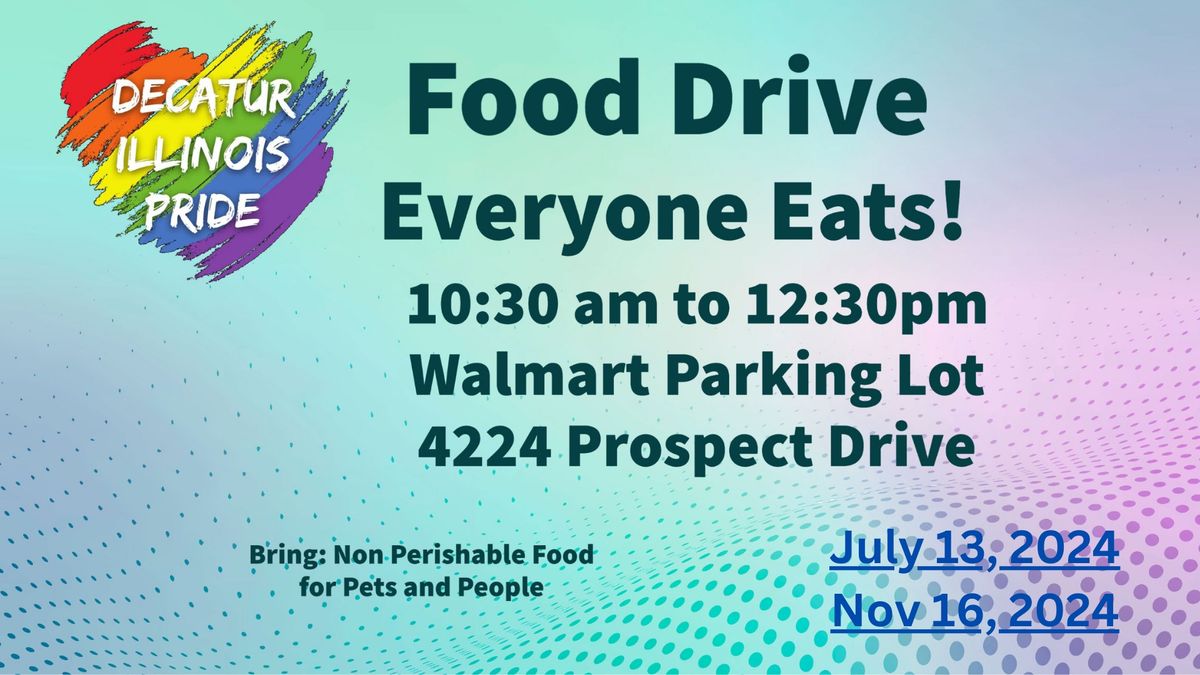 Everyone Eats! Food Drive