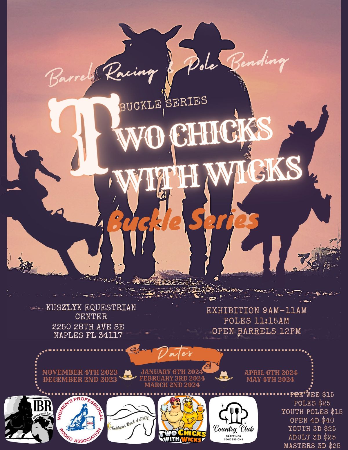 Two Chicks With Wicks Buckle Series IBRA & WPRA