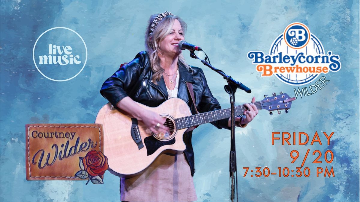 Courtney Wilder at Barleycorn's Brewhouse (Wilder)