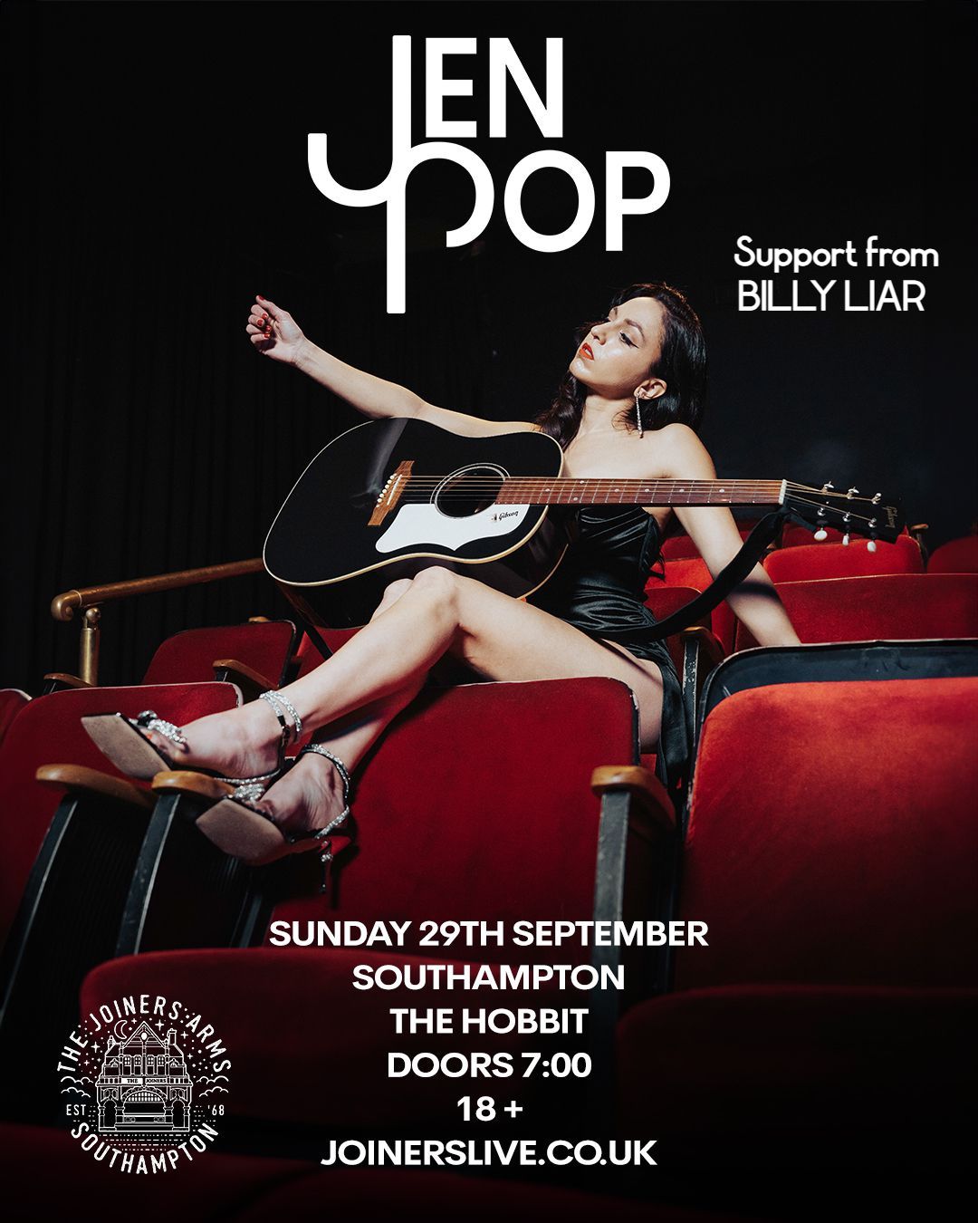 Jen Razavi of The Bombpops + Billy Liar at The Hobbit Pub, Southampton!