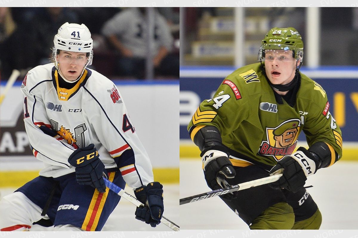 North Bay Battalion at Barrie Colts at Sadlon Arena