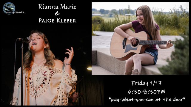 Cargo Music Presents: Rianna Marie & Paige Kleber