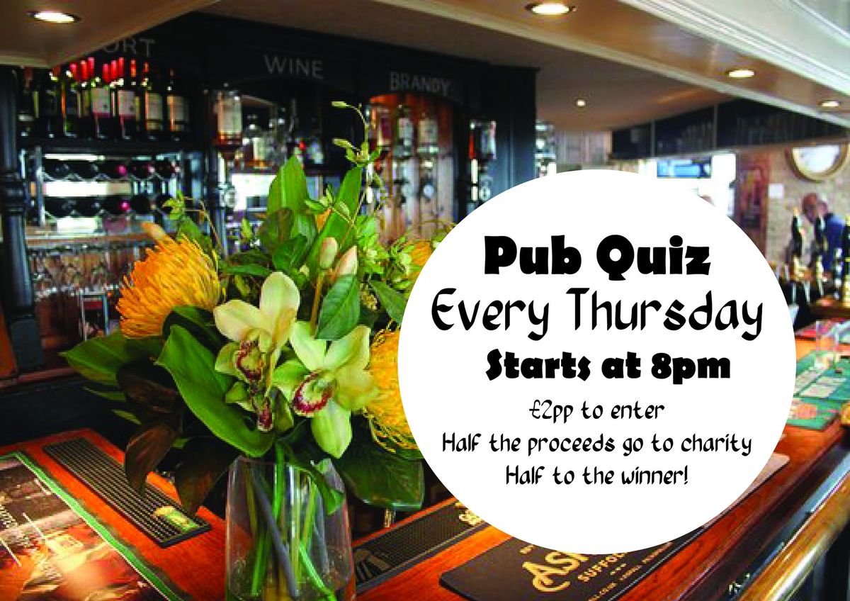 Weekly Charity Pub Quiz 