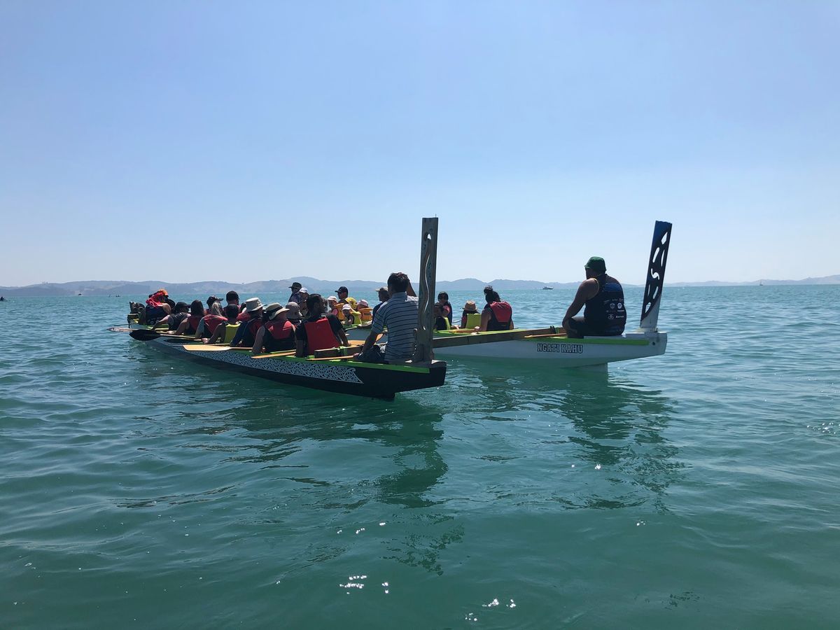 Ako Hoe Waka - (Paddle in a Waka) TORPEDO BAY DEVONPORT 4th Jan 2025