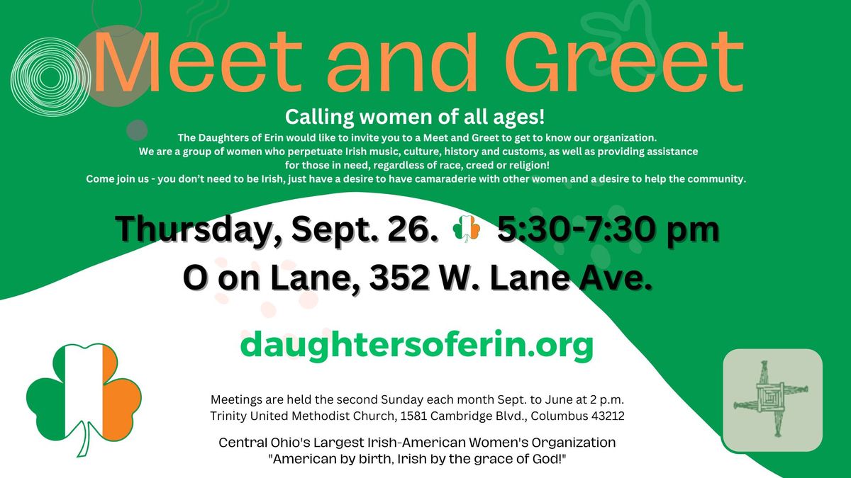 Daughters of Erin Meet and Greet