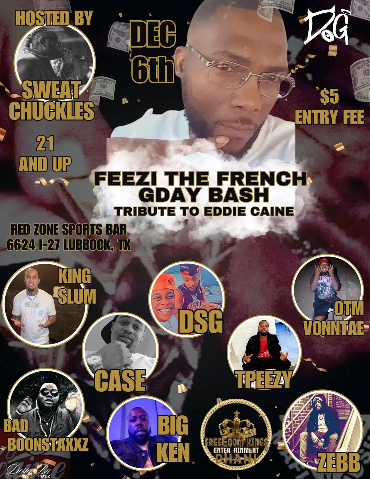 Feezi Tha French GDay Bash\/Tribute To Eddie Caine 