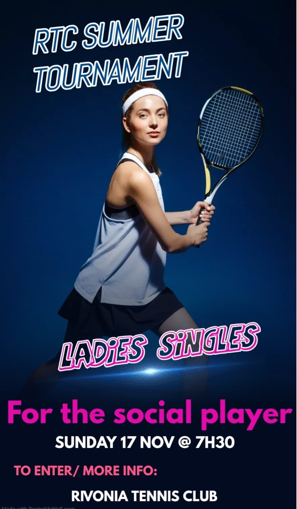 RTC Ladies Singles tournie 