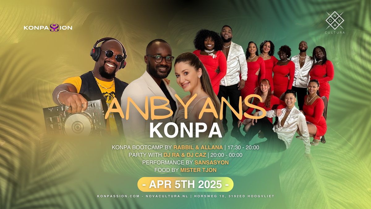 Anbyans Konpa April Edition - Konpa Bootcamp & Party