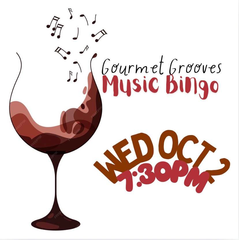 Gourmet Grooves Music Bingo (7:30PM ET)