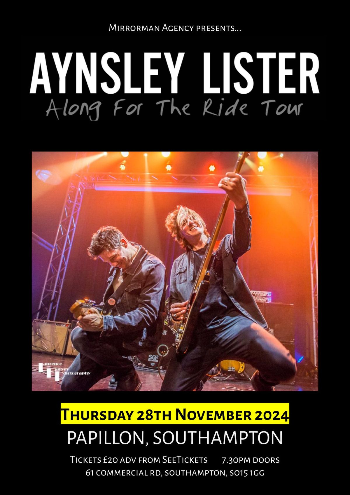 Aynsley Lister (full band) at Papillon, Southampton