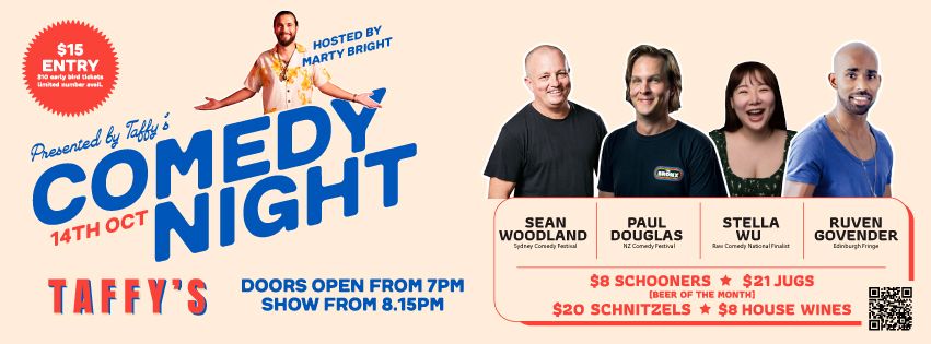 Comedy Night @ Taffy's Bar (October)