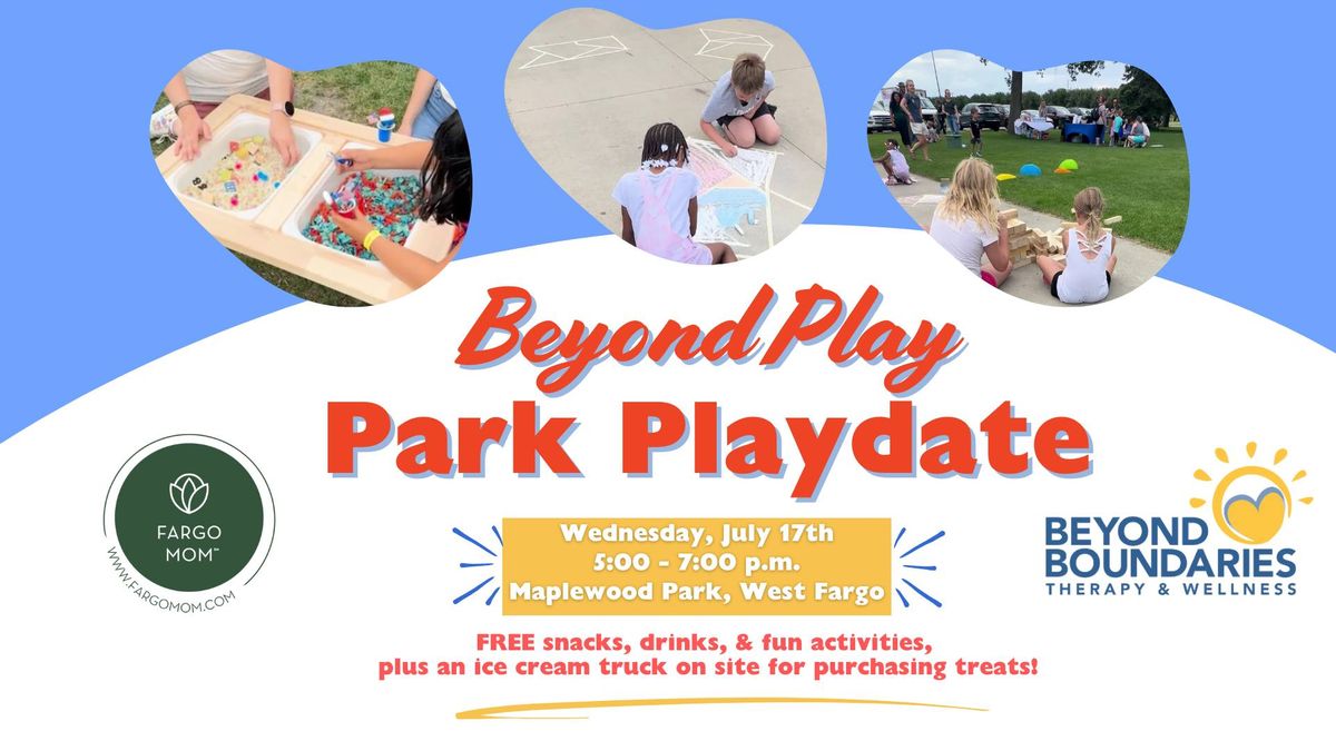 Park Playdate with Fargo Mom + Beyond Boundaries