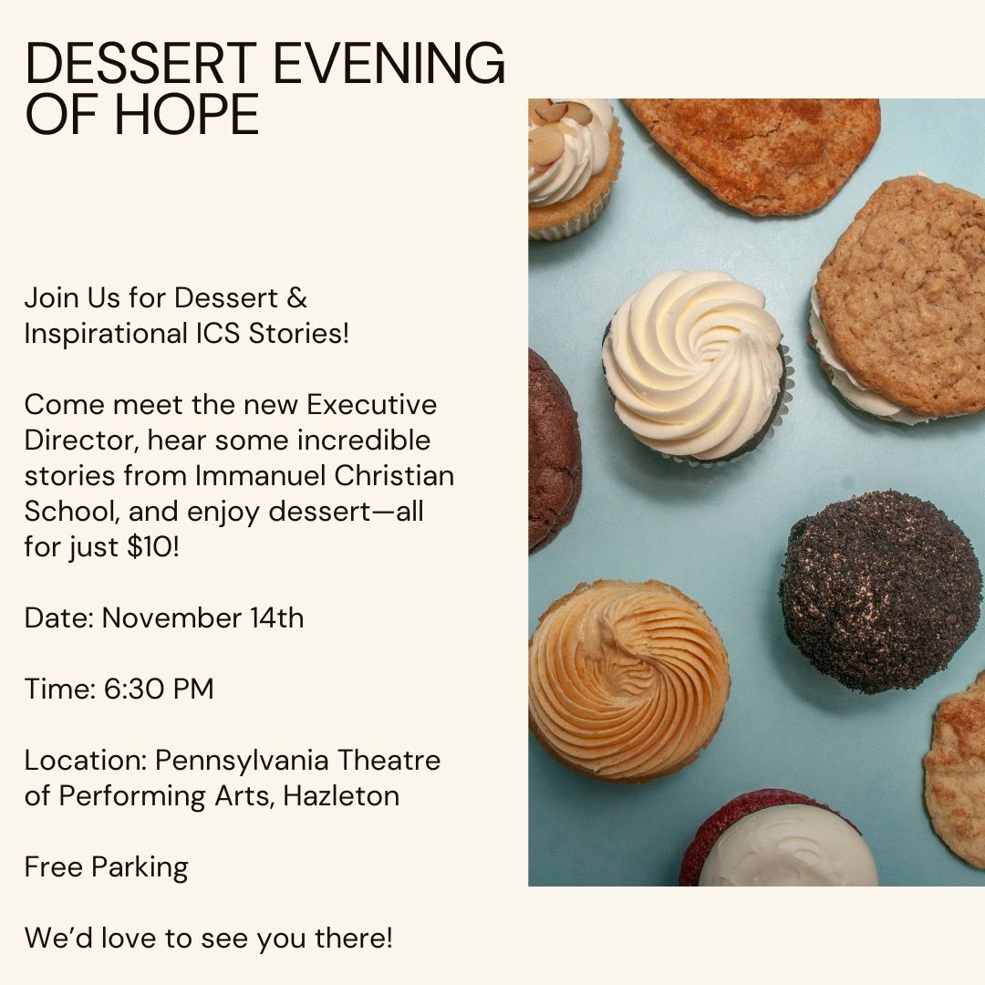 Dessert Evening of Hope