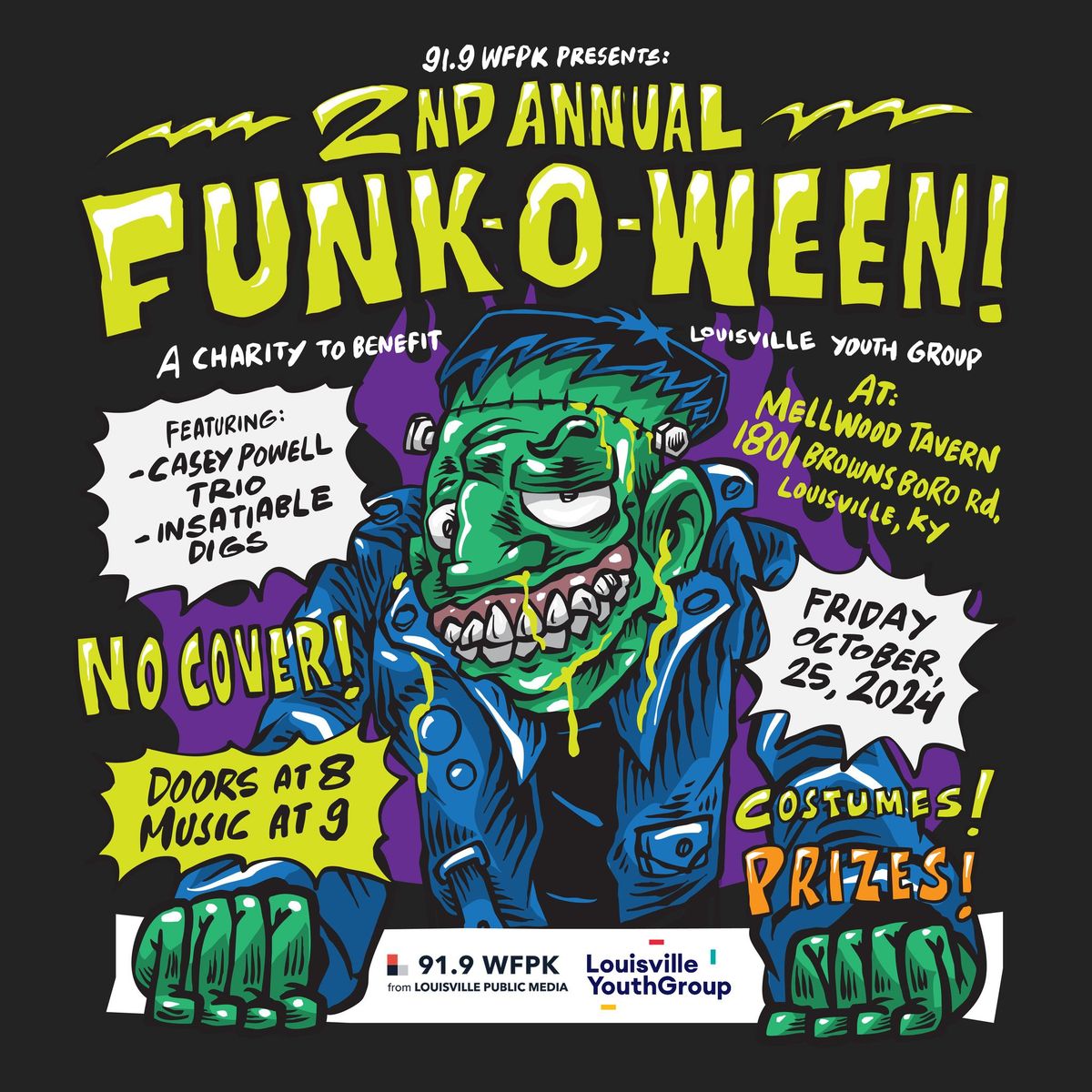 91.9 WFPK Presents: 2nd Annual FUNK-O-WEEN!