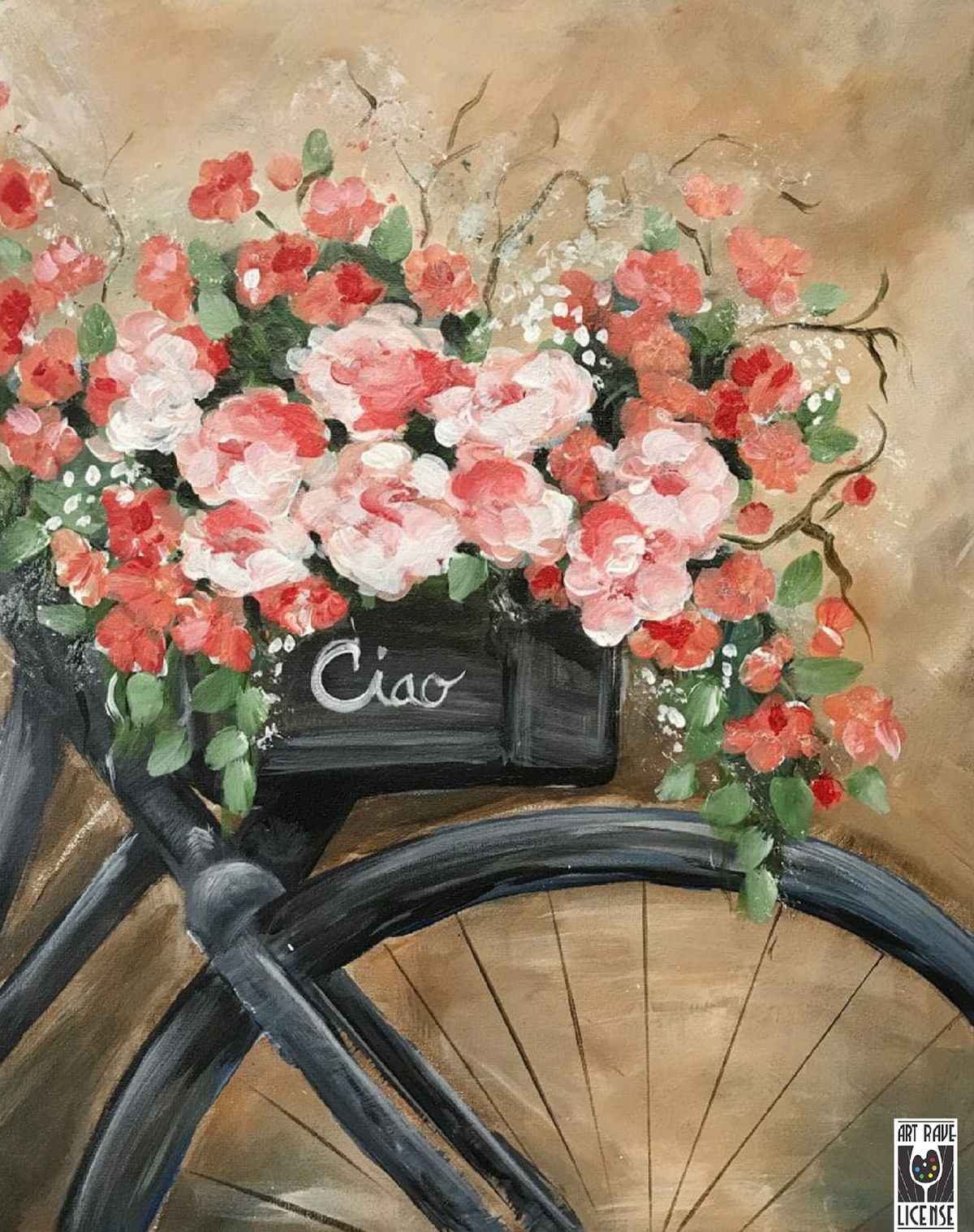 Ciao Bella Canvas Paint and Sip