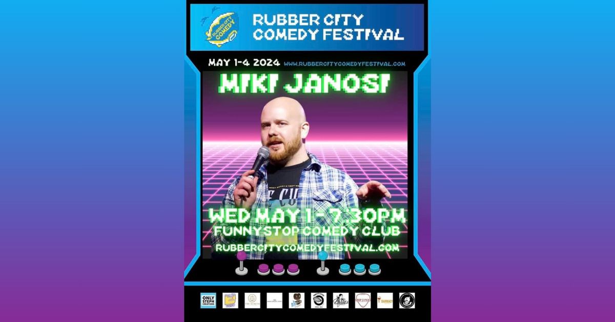 RCCF Presents: Miki Janosi at Funny Stop Comedy Club