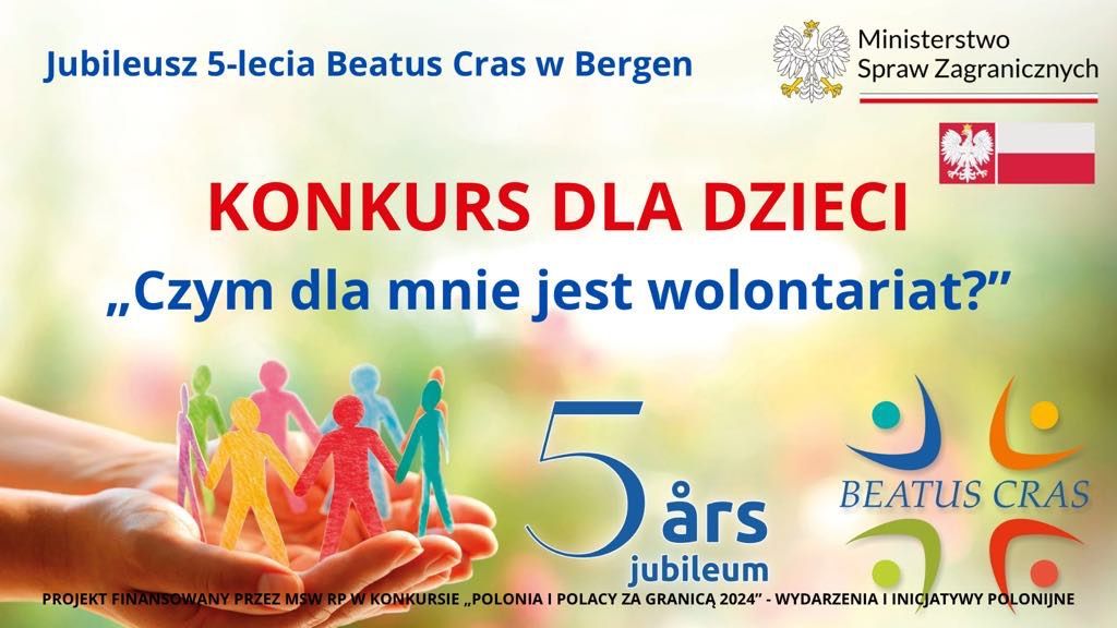 Konkurs \u201eCzym jest dla mnie wolontariat\u201d