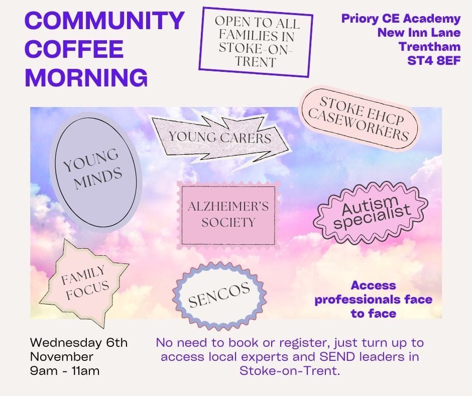  \ud83c\udf1fCommunity Coffee Morning at Priory CE Academy\ud83c\udf1f