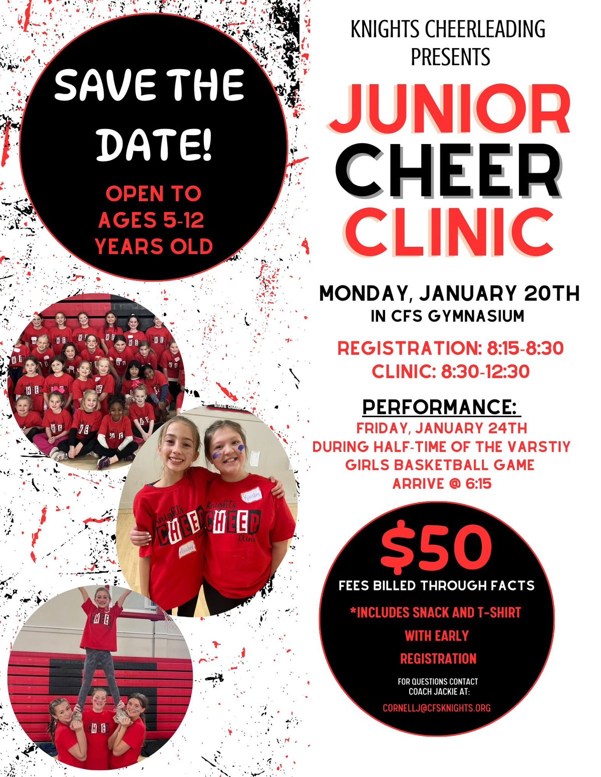 Junior Cheer Clinic