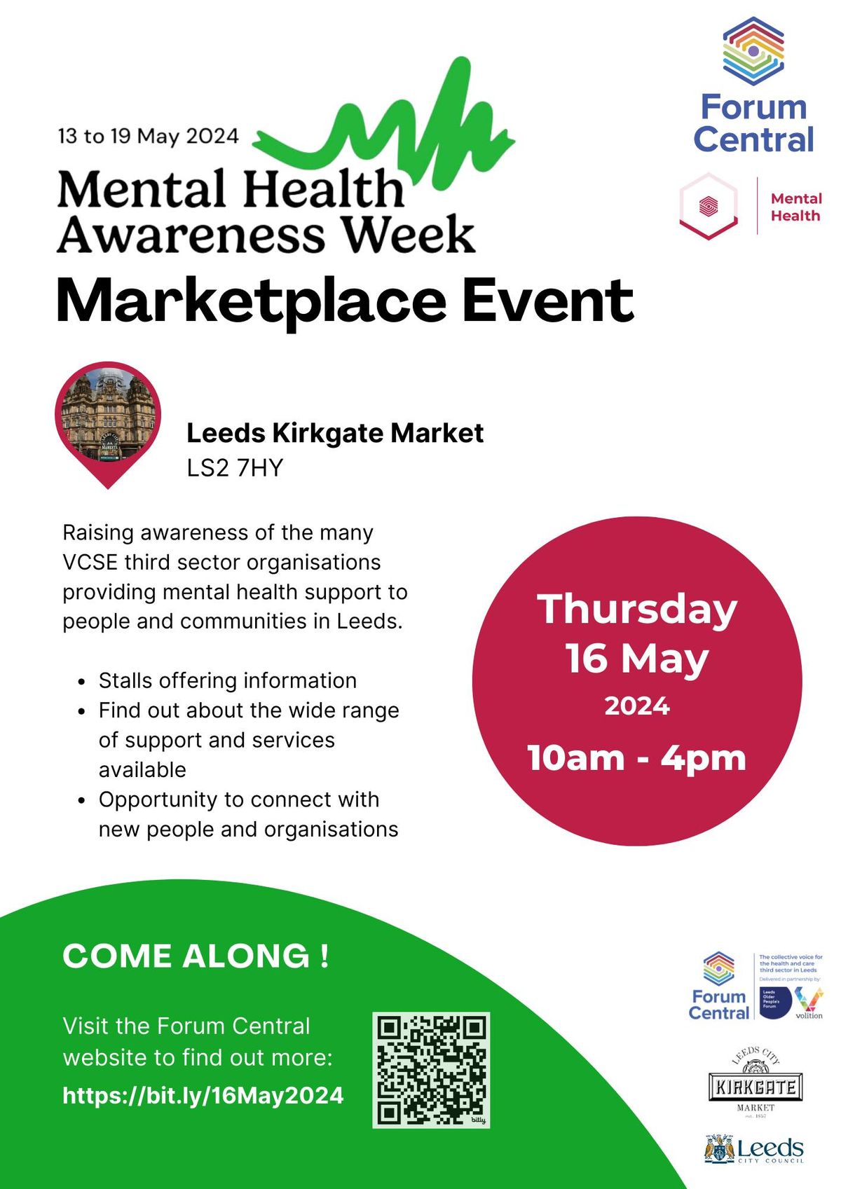 Mental Health Awareness Week Marketplace Event