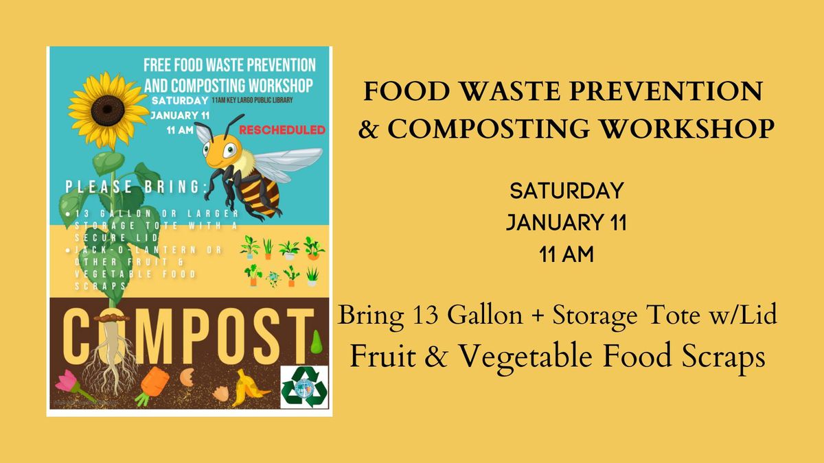 FOOD WASTE PREVENTION  & COMPOSTING WORKSHOP