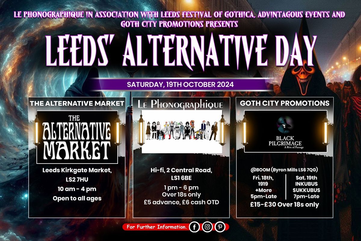 Leeds Alternative Day (Saturday 19th of October)