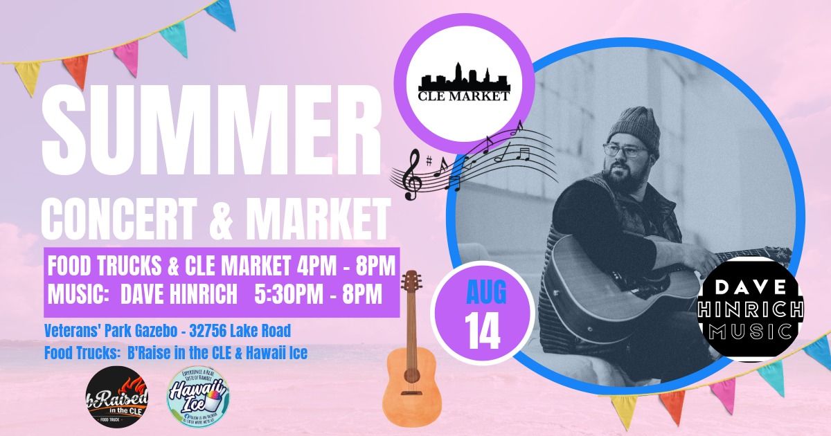 Avon Lake Summer Concert Series & CLE Market - Dave Hinrich