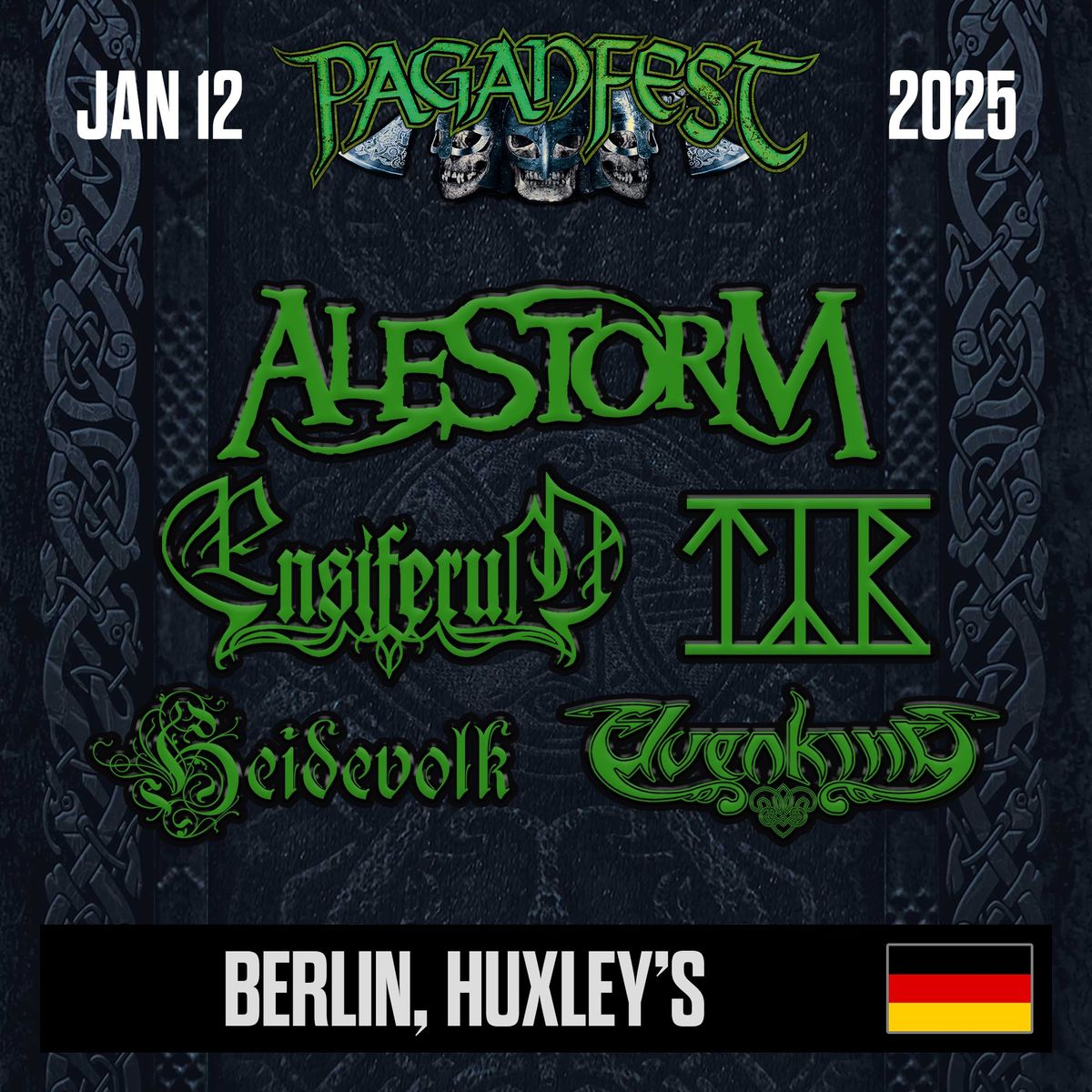 Paganfest MMXXV Berlin - Alestorm, Ensiferum, T\u00fdr, Heidevolk, Elvenking