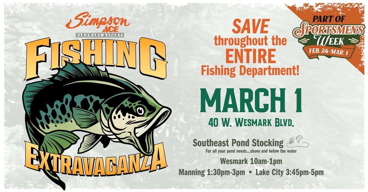 Fishing Extravaganza- Wesmark