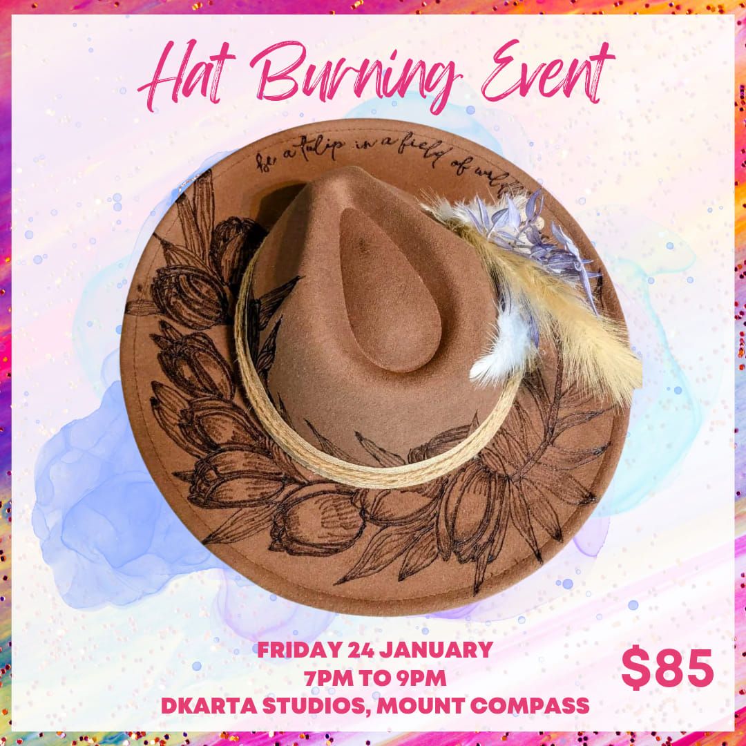 Hat Burning Event at DKarta Studios, Mount Compass